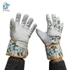 Fashion Printed Man and Women Thicken Leather Garden Premium Gardening Gloves