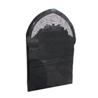 Popular Black Granite Memorial Chinese Grave Stone With Good Quality