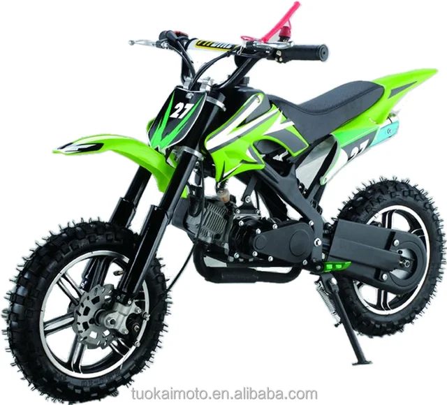 colored dirt bike