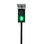 High quality mini 125mm crossing road pedestrian signal traffic light led