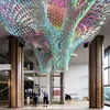 OEM Colorful Coral shaped hanging sculpture for hotel decoration