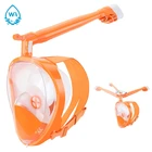 Diving Equipment Full Face Snorkel Mask 180 Anti Fog Diving Mask