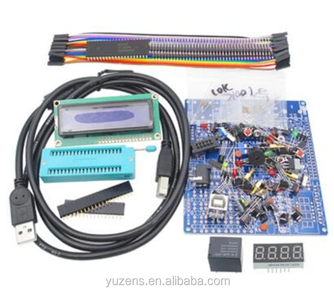 Diy Learning Board Kit Set Spare Parts Avr Mcu Development Board