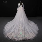 Beading Bridal Wedding Gown New Arrival Custom Size Conservative Long Sleeve Beaded Wedding Dress Bridal Gown
