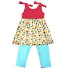 2018 summer children clothes set boutique kids wear baby girls outfit 2 pieces sets