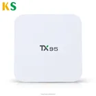 2018 best quality quad core Android 7.1 HD 4K smart IPTV TV box TX95 Amlogic S905W