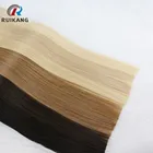 Brazilian Weaving Sided Weft Indian Remi Extens Tape Extension Human Hair Double Drawn