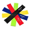Alibaba manufacturer custom home gym fitness latex flat loop resistance band