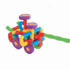 Amazon Best Seller STEM Educational Learning Engineering Construction Building Blocks Bricks Pipe Toy Game Kit Kids boys girls