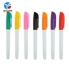 Wholesale non toxic multi color point tip oil based glass permanent marker pen