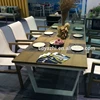 New style outdoor rattan table abd chair set PE rattan/wicker table