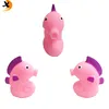 Swimming Rubber Sea Animal Bath Toys blue pink sea horse children toys