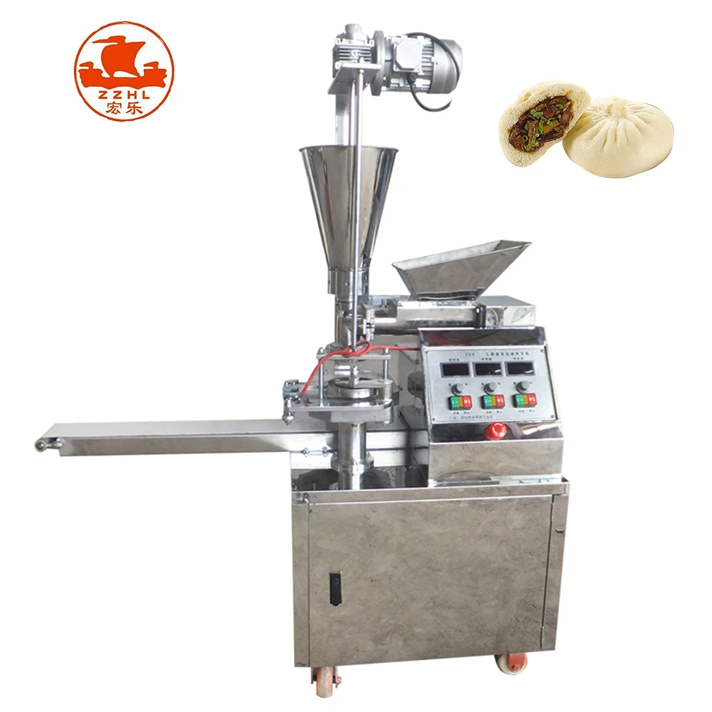 Chinese Baozi Bun Making Machine Automatic Steamed Bread Baozi Pork Bun Machine Steamed Stuffed Bun Maker Machine supplier
