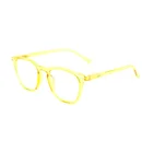 Yellow clear optical eye glasses Custom blue light blocking computer reading glasses
