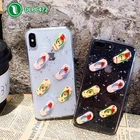 new epoxy phone back cover for iphone xs max creative summer with fruit design slipper accessories
