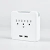 US Wall Outlet Surge Protector with USB Charging 3AC Outlets 2 USB Ports
