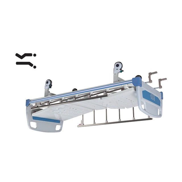 Hot Sale Adjustable Abs Double Shake Nursing Manual Hospital Bed