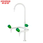 3301A Solid Brass 3 Way Laboratory Water Faucet Tap Fitting with PP Knob