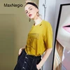 Maxnegio 2018 Hot Sale Casual Printed Cutting Bamboo Ladies t shirts