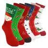 Promo custom sock 6 Pairs Women's Christmas Holiday Casual Socks Long Thin Cotton Bed Socks Christmas Stocking