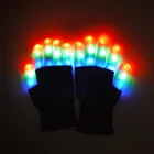 Promotional Glow Custom Flashing LED Gloves 6 Modes