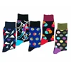 Custom colorful Happy Dress Socks Women&Men Size 36-42 Combed Cotton Men's Socks Autumn And Winter Compression Socks