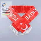2018 football world cup cheap turkey silk fans scarf wholesale
