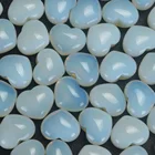 Shape Crystal Crystal Wholesale 20mm 30mm 35mm Opalite Heart Shape Gemstone Beads Natural Opalite Crystal Hearts