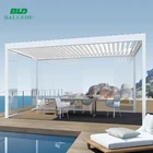 best quality aluminum electric opening louver roof system