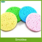 Pulp Cotton Face Washing Puff, Natural Skin Care Facial Cleansing Pad Cellulose Sponge