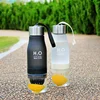 Free sample 650ml Plastic Fruit lemon Drink bottles with infuser ,Infusion Water Bottles
