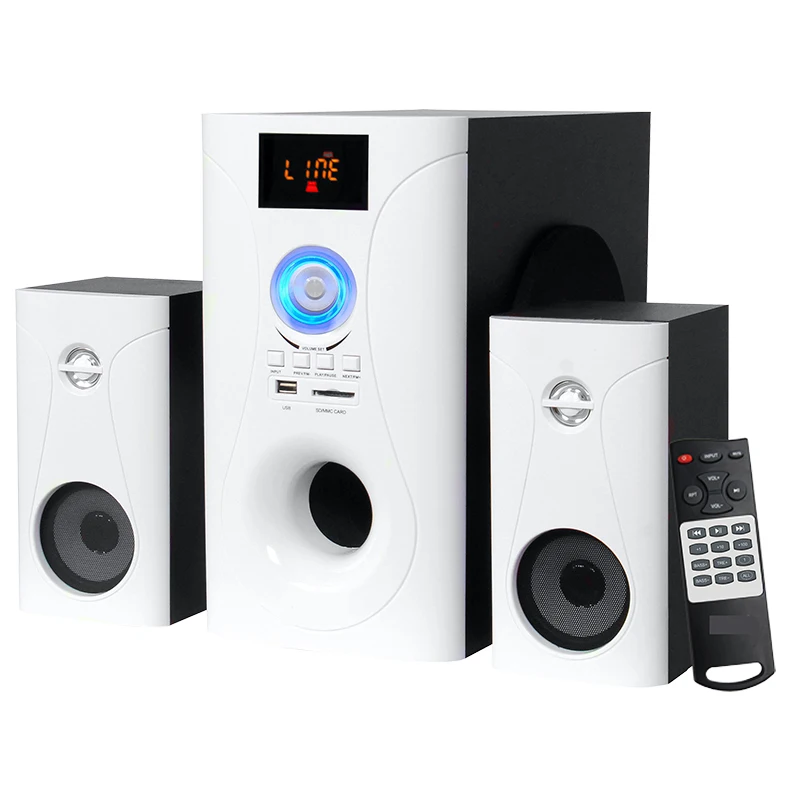 Samtronic HS-246 TF card FM radio USB optional subwoofer Bluetooth 2.1 multimedia speaker home theatre system - ANKUX.COM
