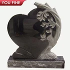 Customized Heart Shape Granite Headstone