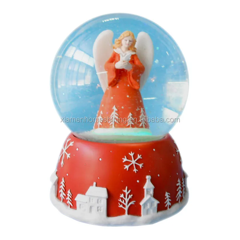 angel electric snow globe with snow blowing for xmas buy angel electric snow globe with snow blowing for xmas buy