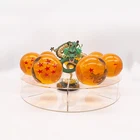 Dragon Ball Z 7 Stars Crystal Glass Ball 7.6cm Resin Dragon Set