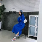 Maxnegio hoodie sweatshirt dress plus size women sweater dress