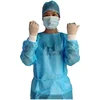 Medical clothes medical consumable PP PE coated surgical gown isolation gown disposable knitted cuff ties surgical gown