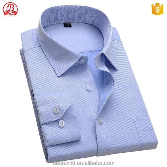 Custom 100% cotton new design fashion wholesale long sleeve formal dress shirts for men