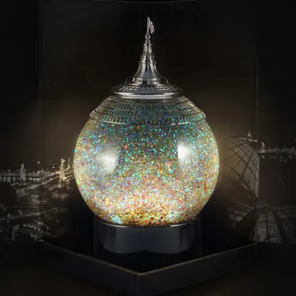 boule à neige en verre - personnalisée - luxe - lumineuse-Autres