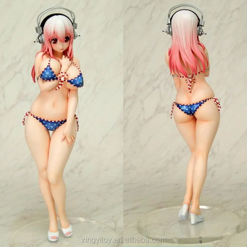 Japan Sexy Paisura Girl Figure Super Sonico Scale Bikini Ver Toy