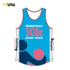 wholesale plain 100 polyester tank tops in bulk