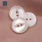 20L 2 holes fish eyes white transparency Fashion children kids Garment Resin sewing shirt Buttons