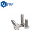 DIN933 M8 hexagon bolt and nut with high strength