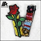 2018 Popular love spell letter embroidered bead applique patches