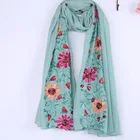 China direct manufacturer stock voile scarf winter ladies accessories shawl long viscose scarf