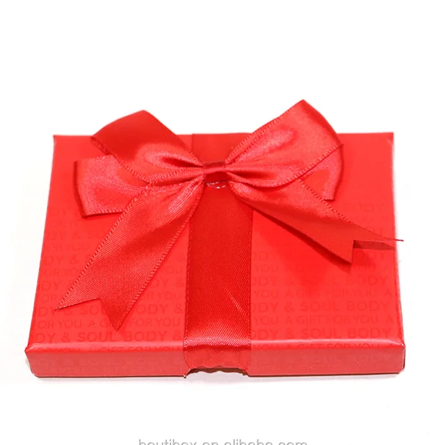 boutibox bb-pl14 yiwu small lacquer gift box cardboard paper bow
