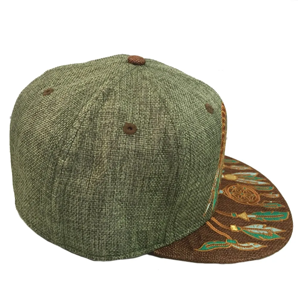 Fashion 6 Panel Embroidery Fitted Hemp Hats Wholesale Buy Hemp Hats
