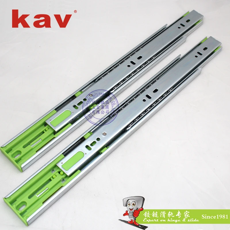 Kitchen Cabinet Drawer Slide Plastic Damper Soft Closing Ball
