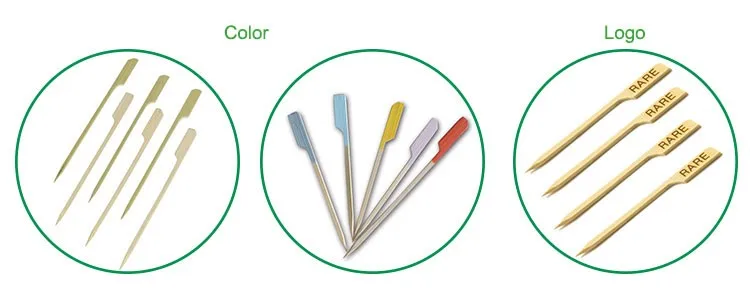 Bamboo Skewer Barbecue Paddle Skewer
