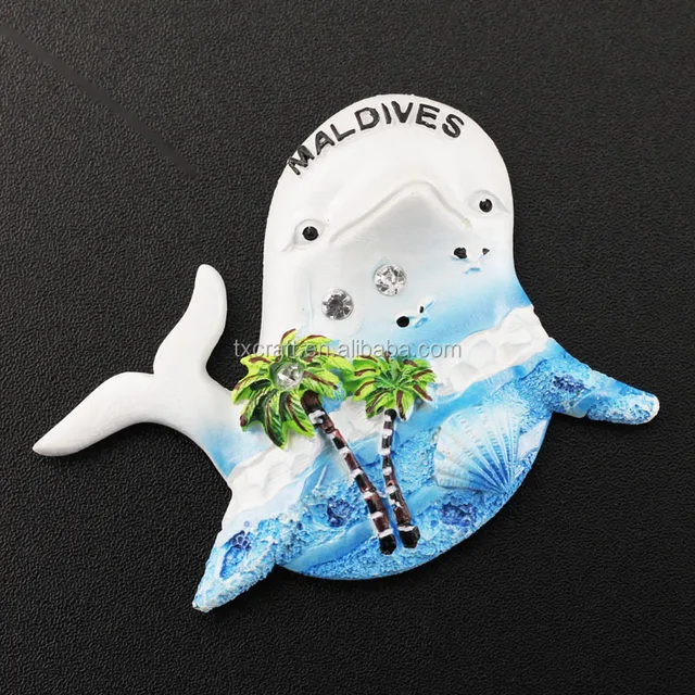 fish shape scenery 3d polyresin fridge magnet tourism souvenirs
